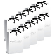 10 Pack White Small Size 5" X 4" X 2. 5" Gift Bags Jewelry Euro Tote