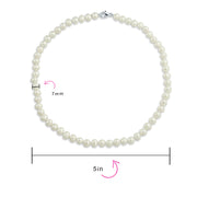 6MM White Necklace