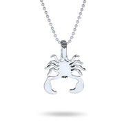 Scorpion Tribal Zodiac Pendant Black Stainless Steel Pendant Necklaces
