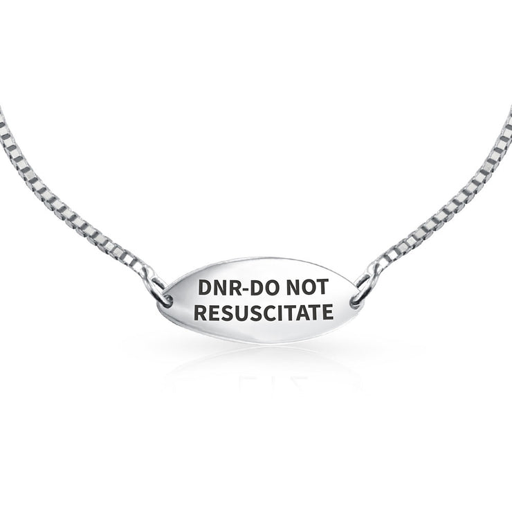 Oval Shape Do Not Resuscitate | Image1