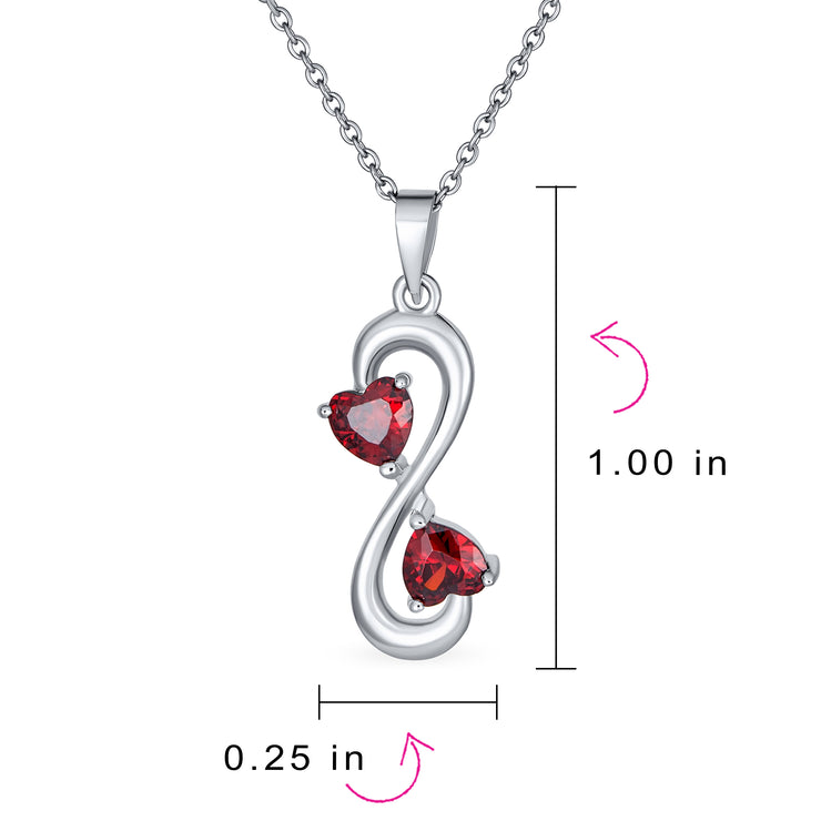 Infinity Hearts Necklace
