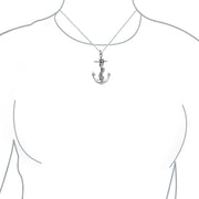 Anchor Mermaid Necklace