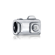 Hobby Digital Photography Photo Camera Charm Bead .925Sterling Silver