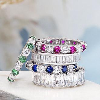 Stacking and Eternity Ring Size