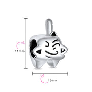 Tooth Fairy Dentist Winking Tooth Charm Bead Moms Sterling Silver
